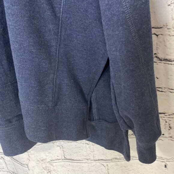 WILDFOX Social Side Slit Sweatshirt Lounging Relaxing Weekend Top Blue XL - Picture 7 of 13